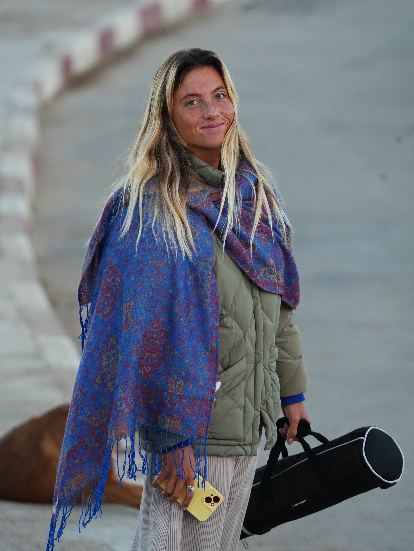 Tara Chaffron, monitrice de surf à Hossegor